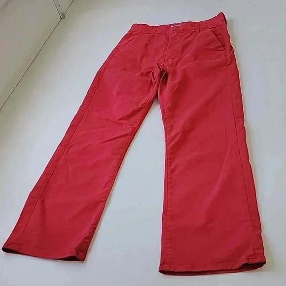 MOTHER The Tomcat Prep Jeans Poppy Red Killing Time - Picture 4 of 13